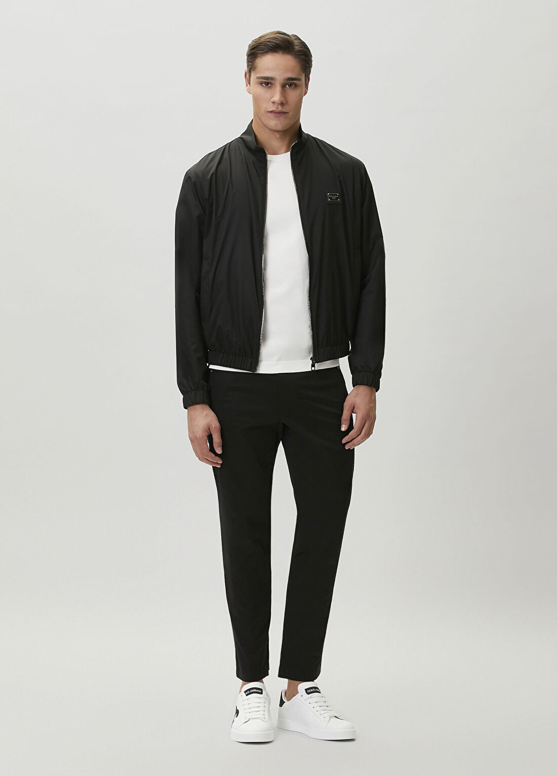 Dolce&Gabbana Siyah Beli Kordonlu Pantolon