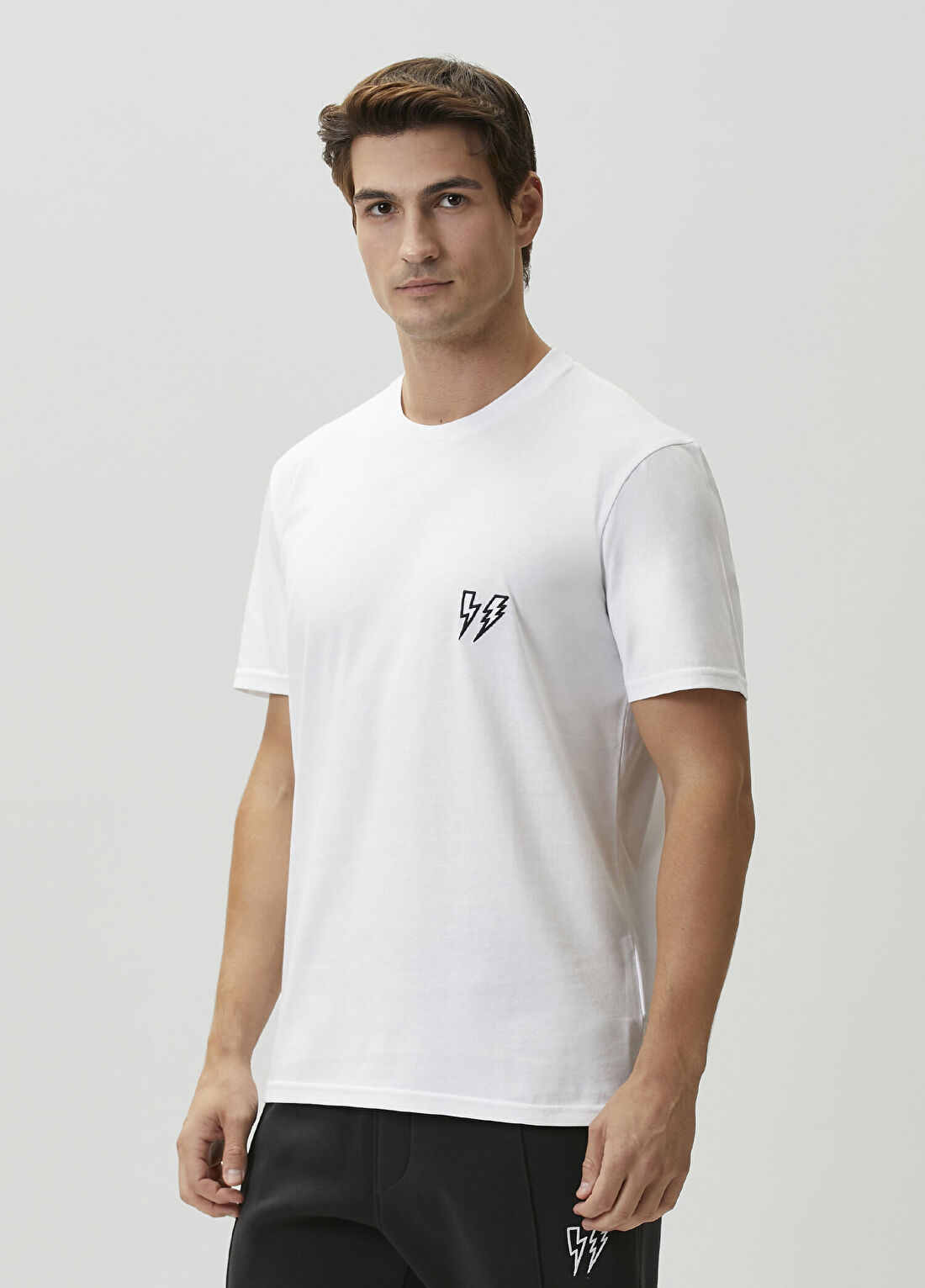 Neil Barrett Beyaz T-shirt görsel 3
