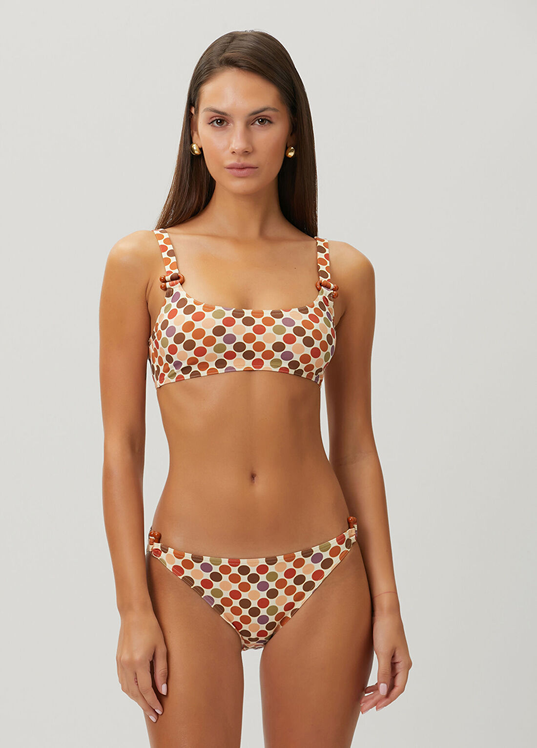 Eres Magical Puantiyeli Bikini Üstü