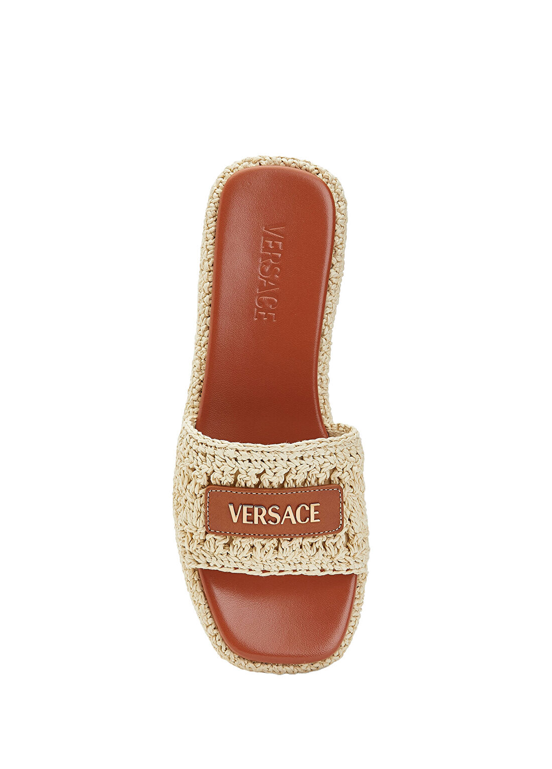 Versace Naturel Kadın Terlik görsel 4