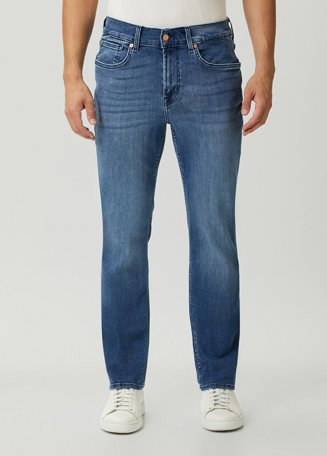 7 For All Mankind Slimmy Açık Mavi Jean Pantolon görsel 2