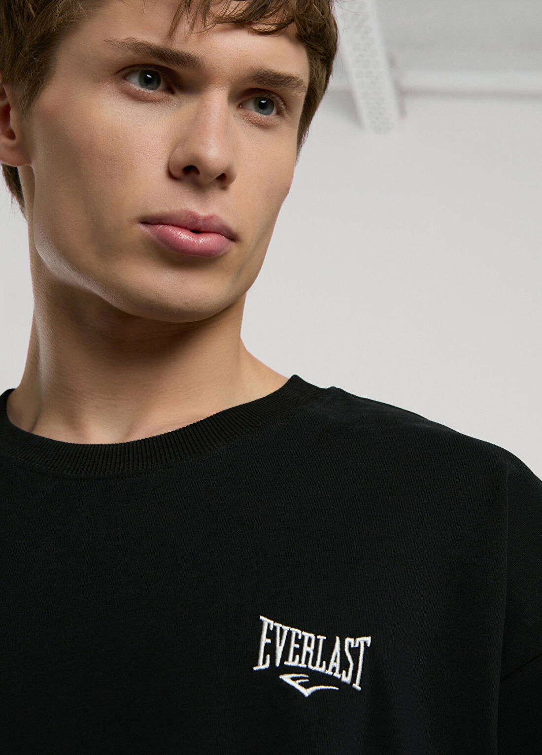 Everlast Ever Essentials Siyah Oversize Kısa Kollu Erkek T-Shirt görsel 4