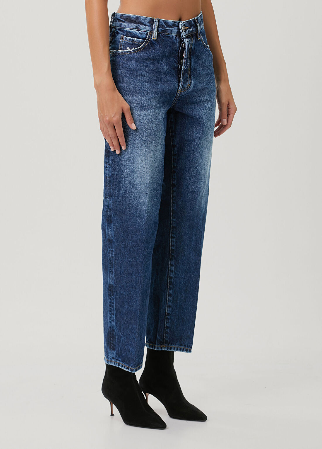 Dsquared2 Koyu Mavi Jean Pantolon görsel 3