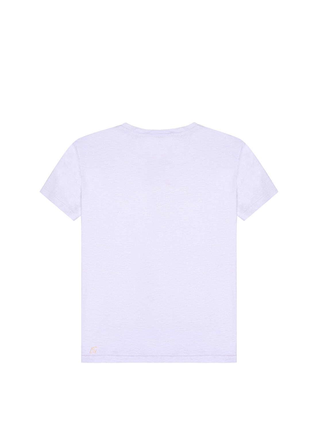 Bassigue You Problem Baskılı Beyaz Pamuklu Kısa Kollu Erkek T-Shirt görsel 2