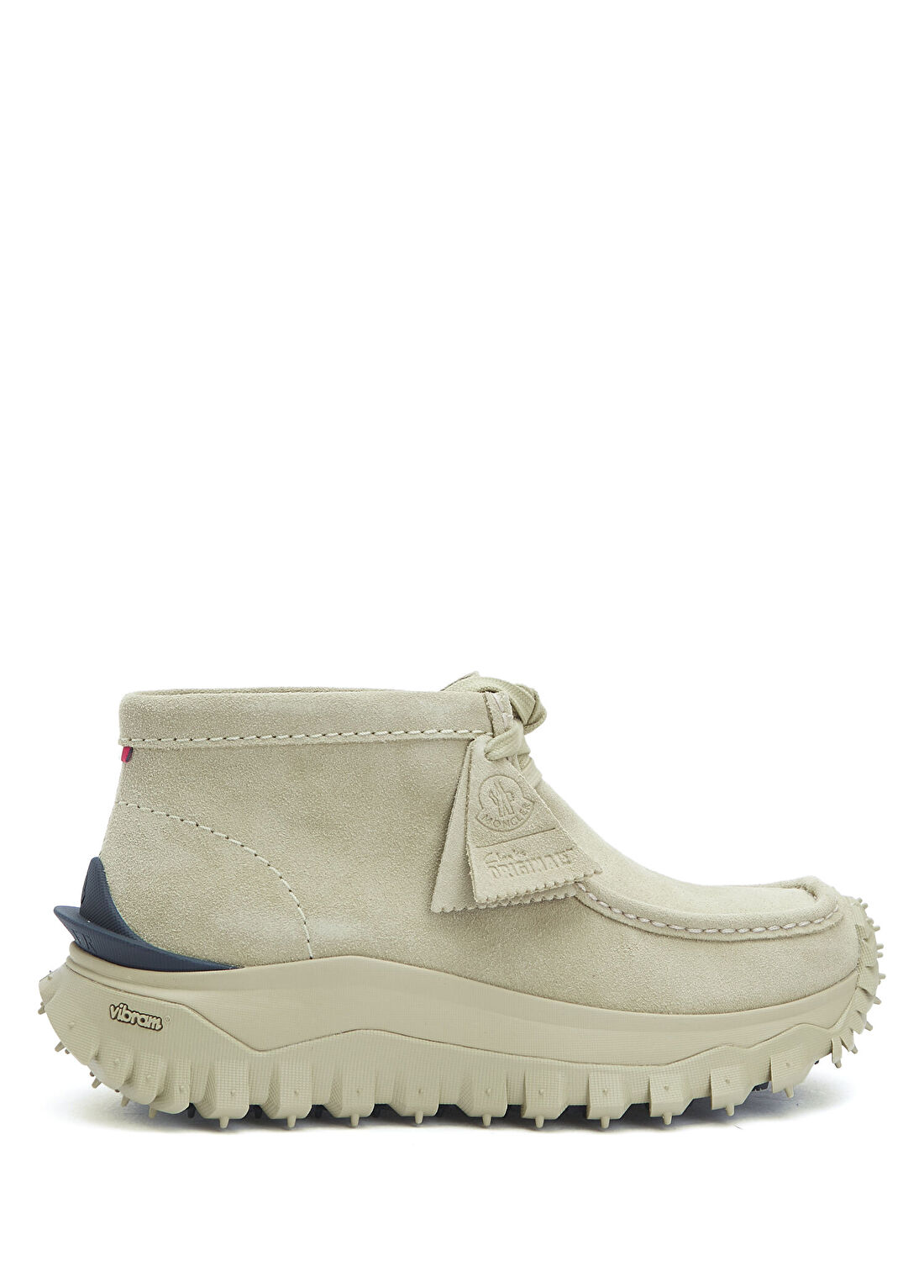 Moncler Trailgrip Bej Erkek Süet Bot