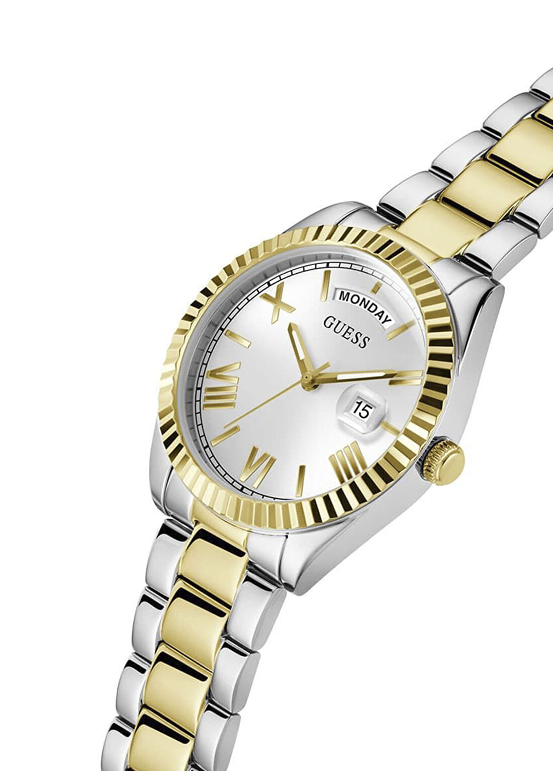 Guess GUGW0308L6 Altın Rengi Metalik Gri Çelik Kadın Kol Saati görsel 4