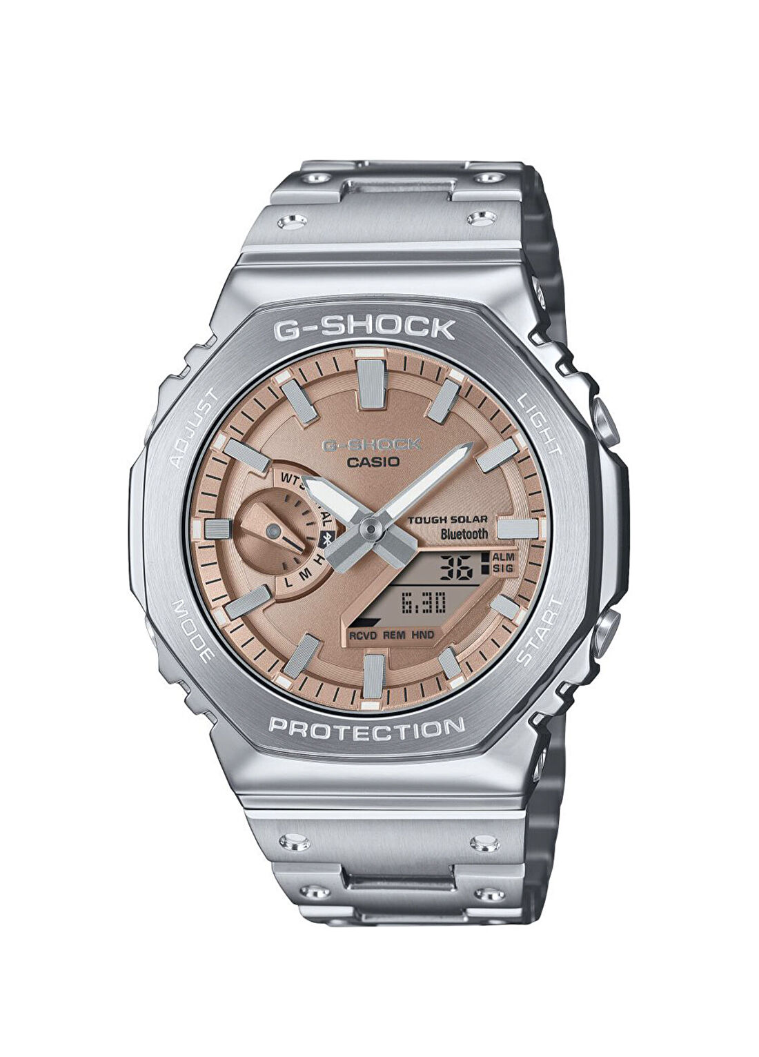 Casio G-Shock GM-B2100AD-5ADR Gri Çelik Erkek Kol Saati