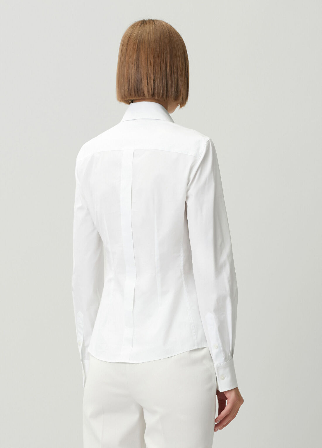 Dolce&Gabbana Fitted Beyaz Poplin Gömlek görsel 4
