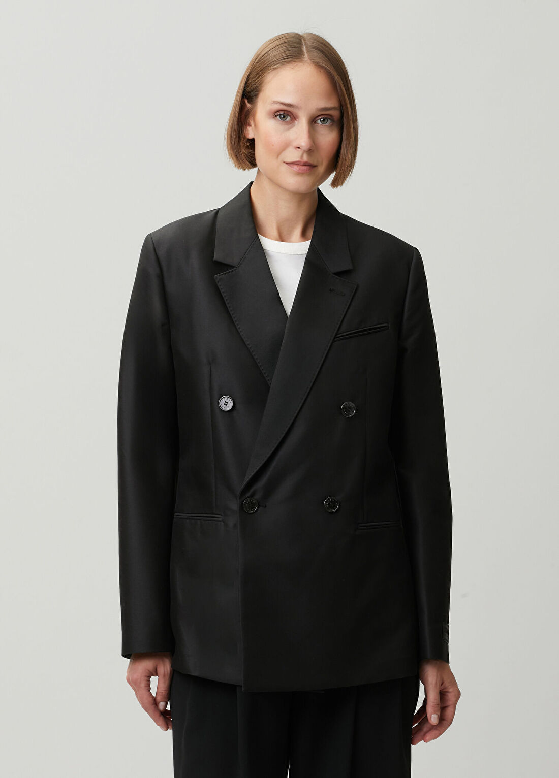Kenzo Siyah Yün Blazer