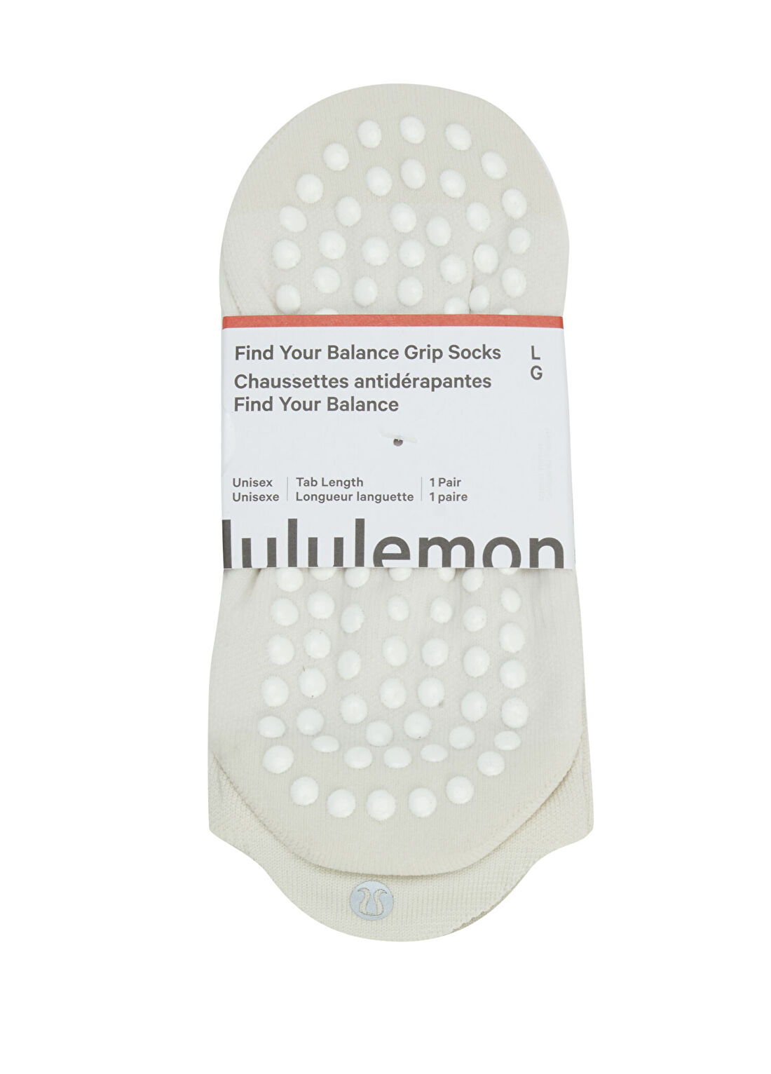 lululemon Find Your Balance Kaydırmaz Fildişi Kadın Çorap