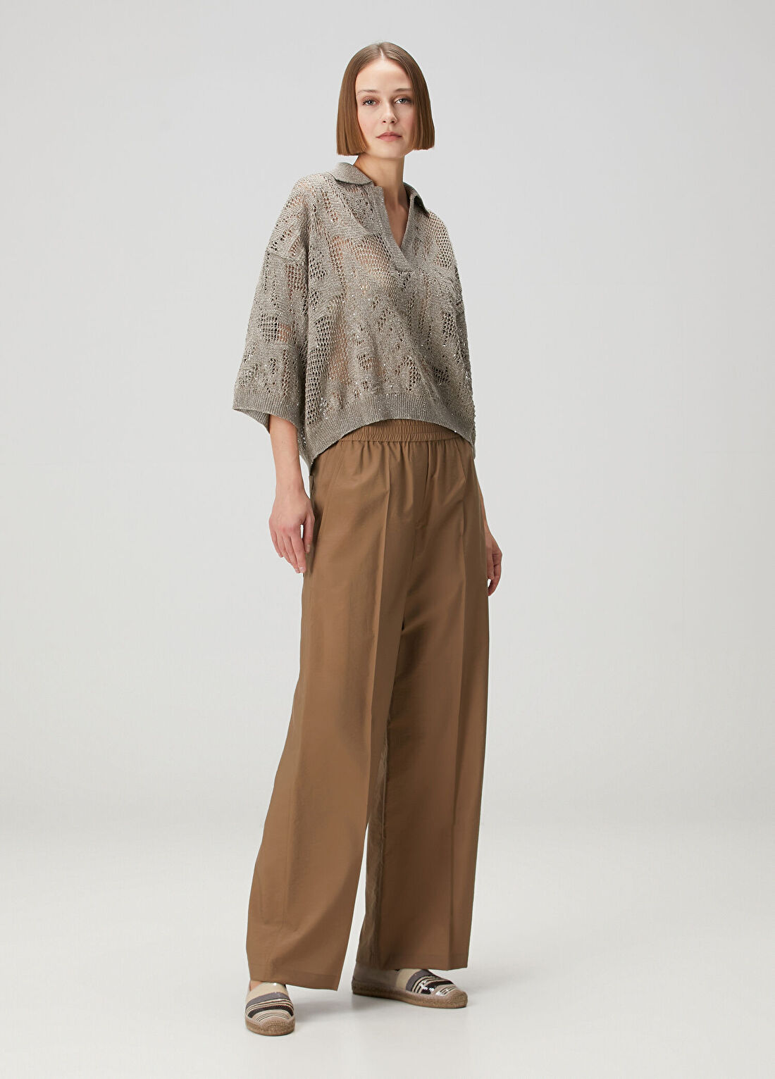 Brunello Cucinelli Kahverengi Pantolon