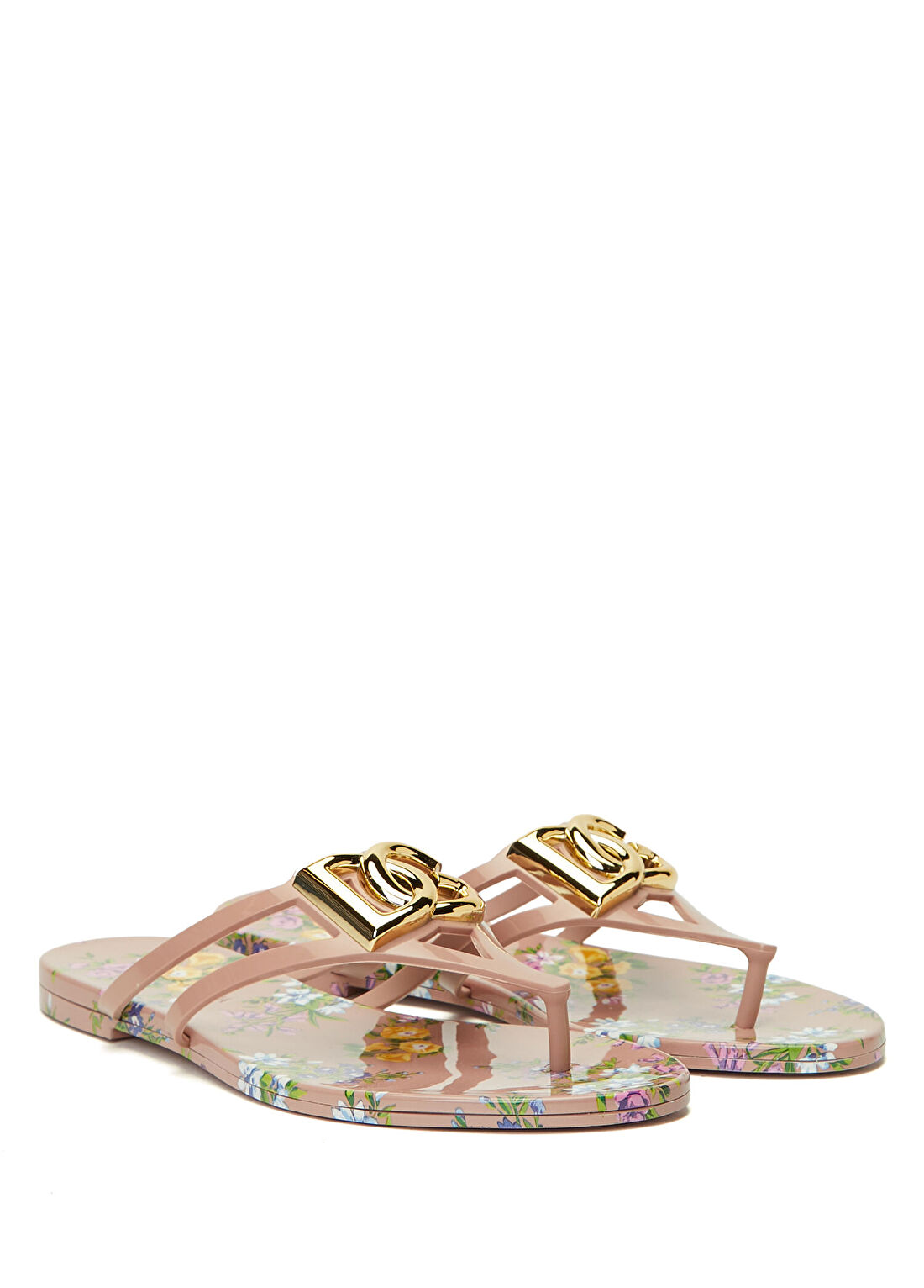 Dolce&Gabbana Pembe Kadın Plaj Terliği görsel 2