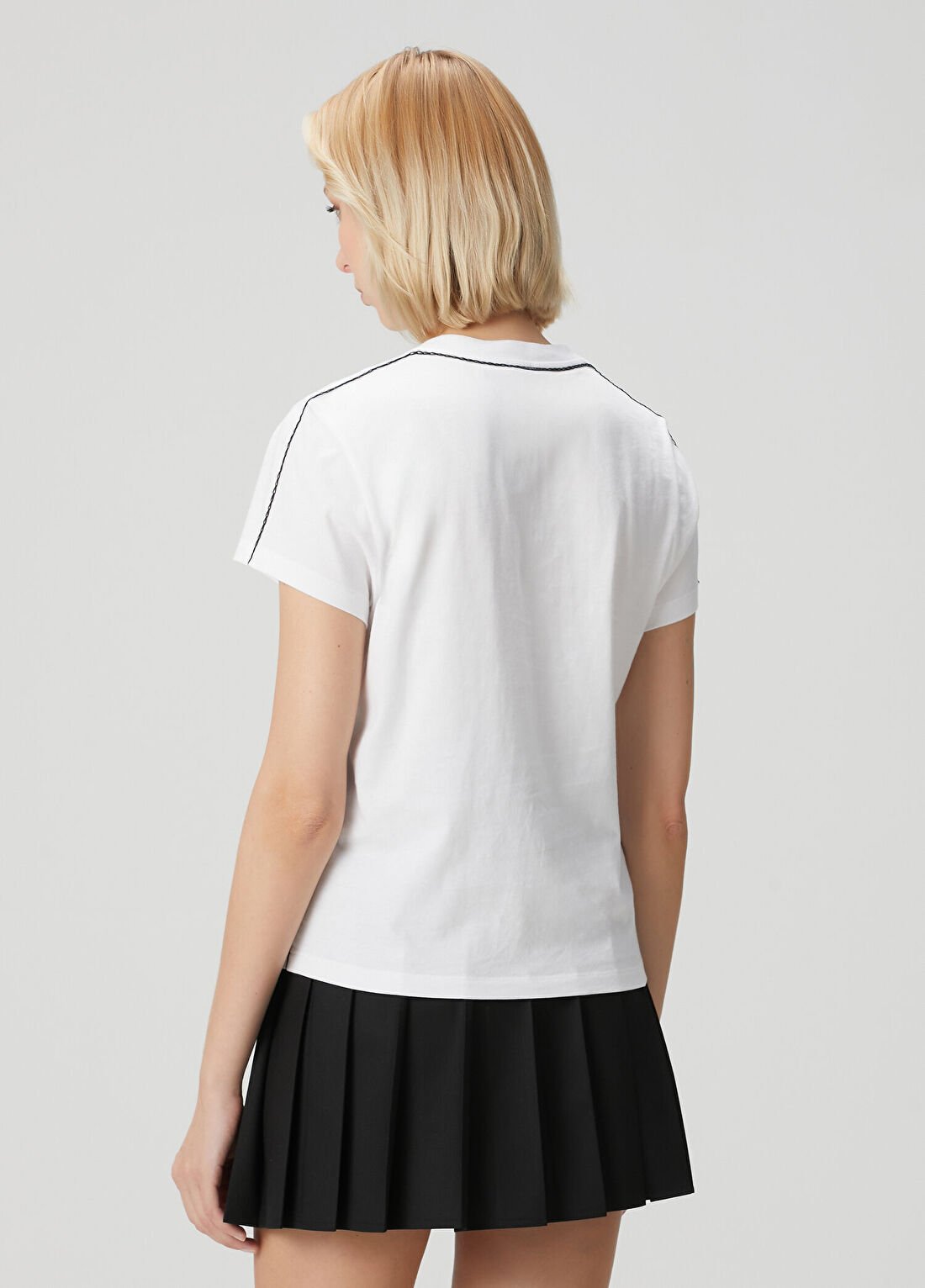 Loewe Beyaz Logolu T-shirt görsel 4