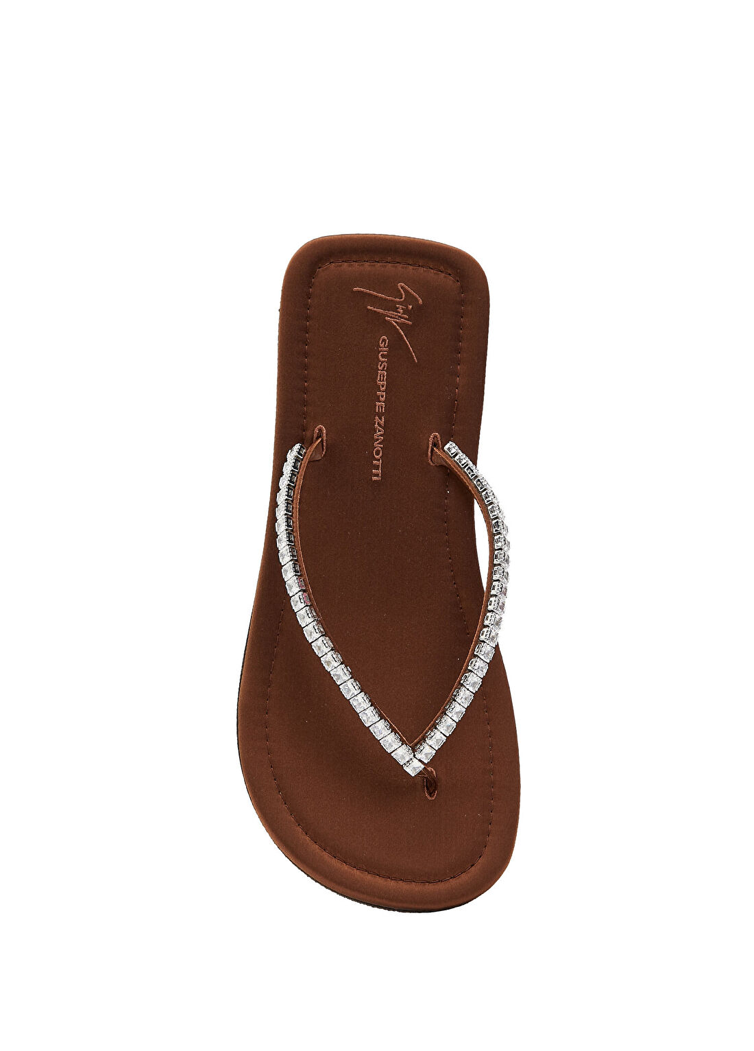 Giuseppe Zanotti Bronz Taşlı Kadın Terlik görsel 4