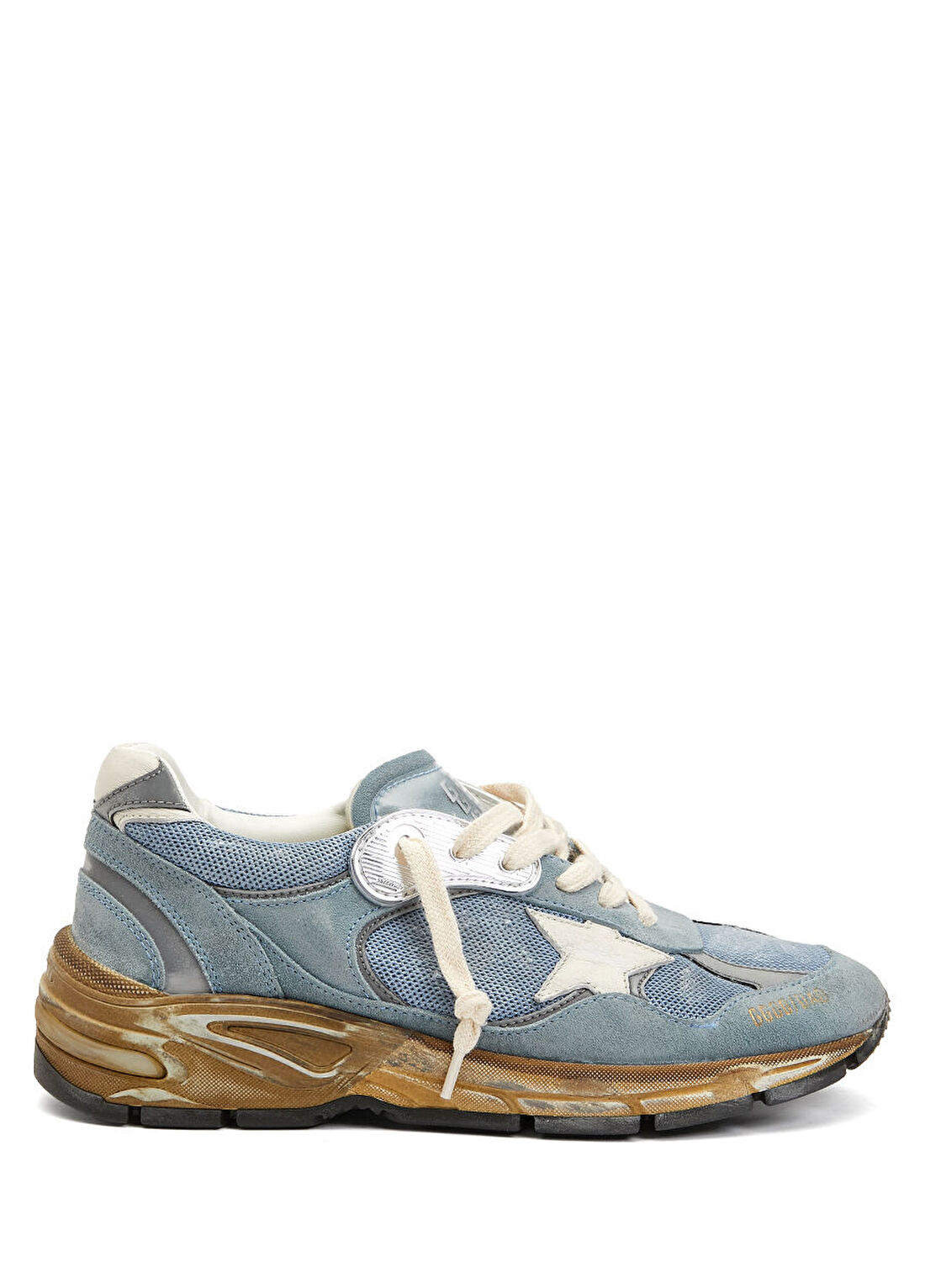 Golden Goose Dad Star Mavi Kadın Deri Sneaker