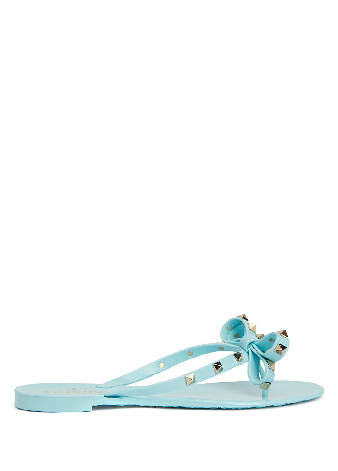 Valentino Garavani Rockstud Açık Mavi Kadın Plaj Terliği