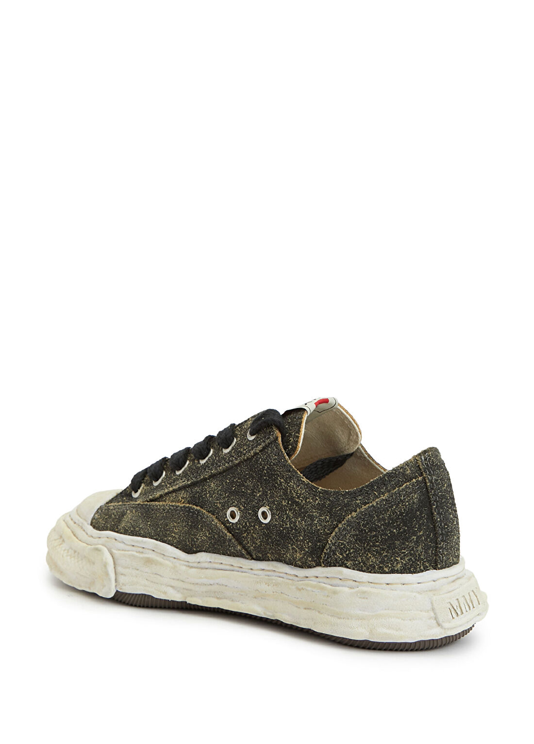 Maison Mihara Yasuhiro Siyah Erkek Deri Sneaker görsel 3