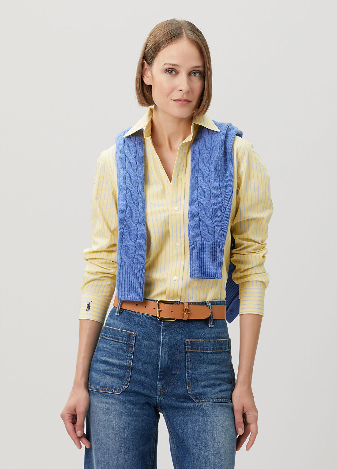 Polo Ralph Lauren Sarı Çizgili Gömlek