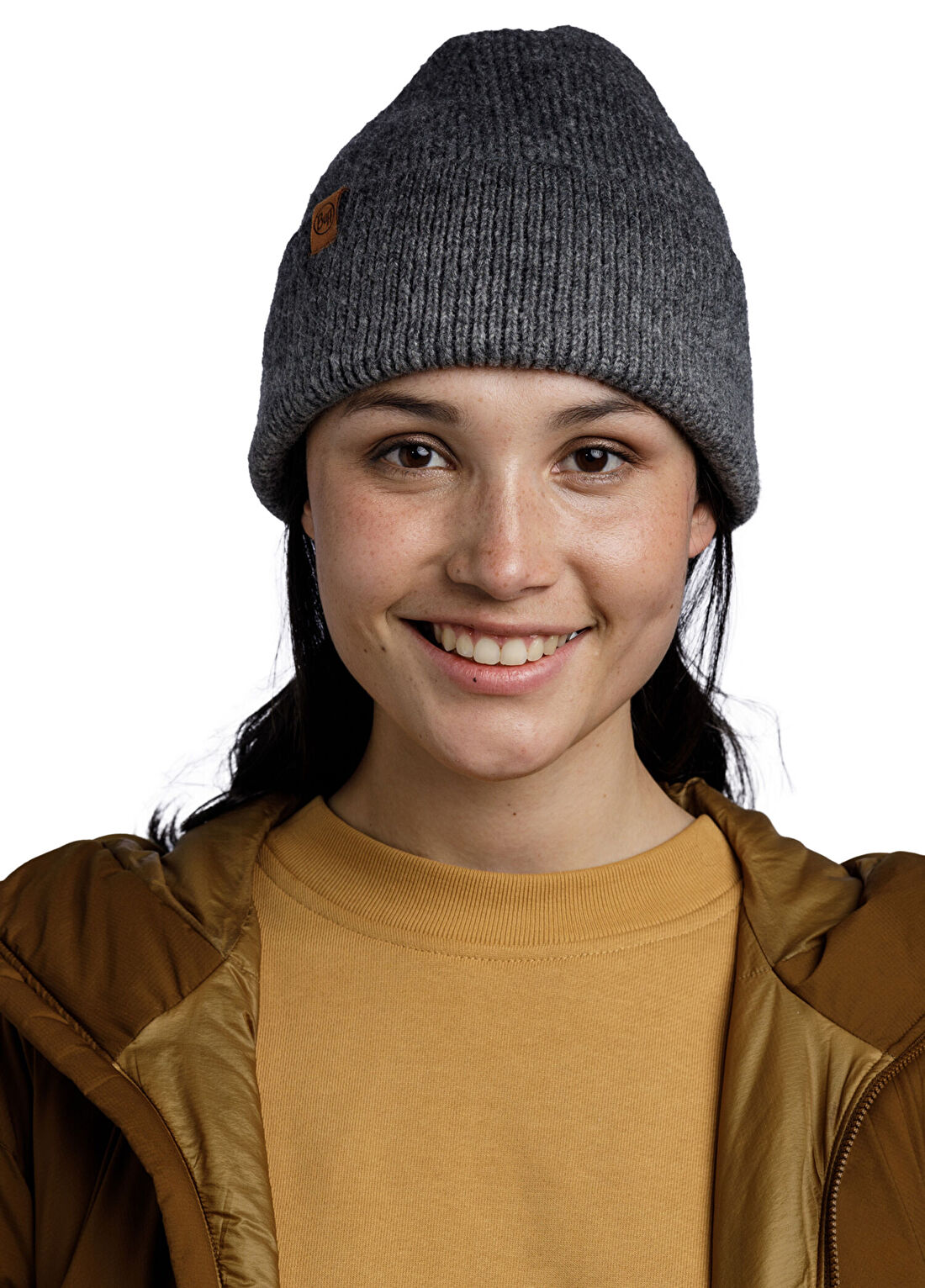 Buff Knitted Marin Graphite Unisex Bere görsel 2