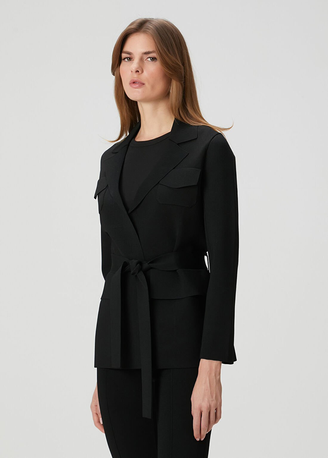 Theory Relaxed Fit Siyah Blazer görsel 3