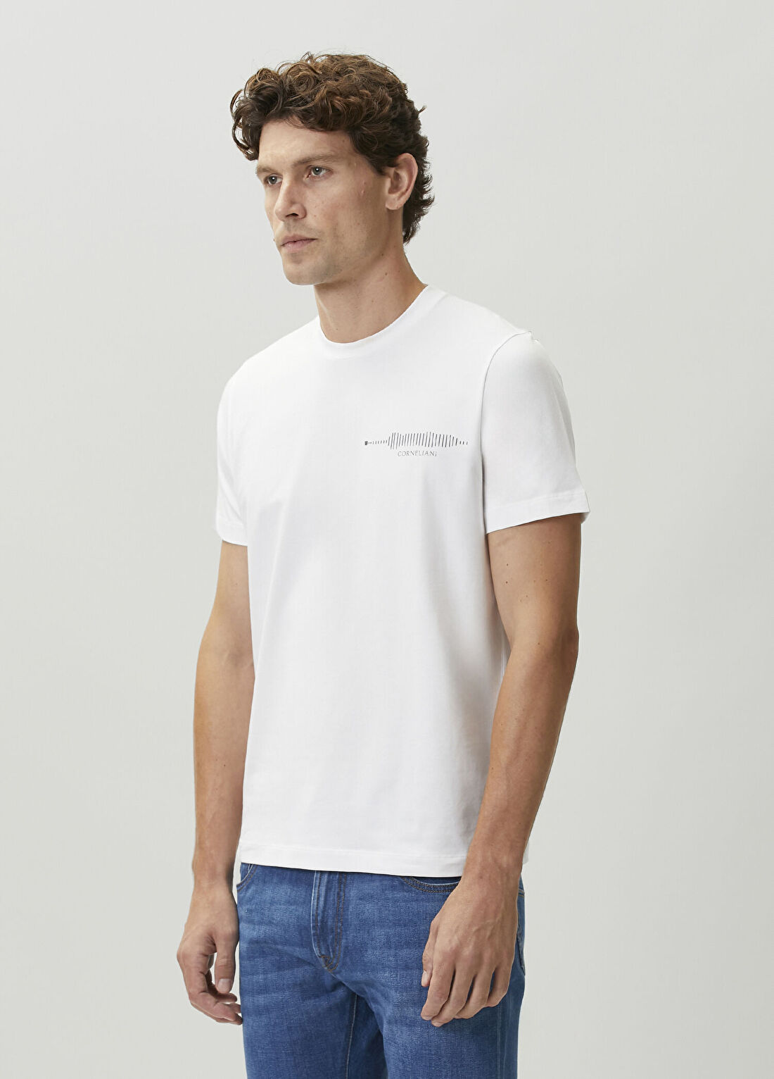 Corneliani Beyaz T-shirt görsel 3