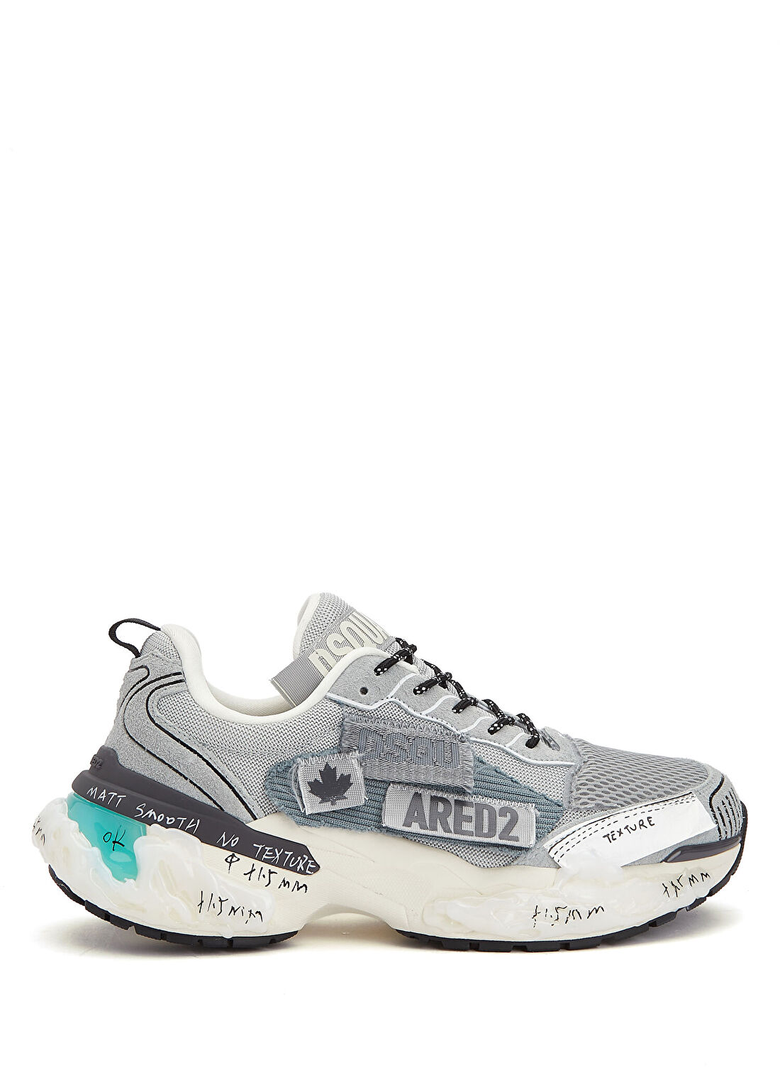 Dsquared2 Faster Gri Erkek Sneaker