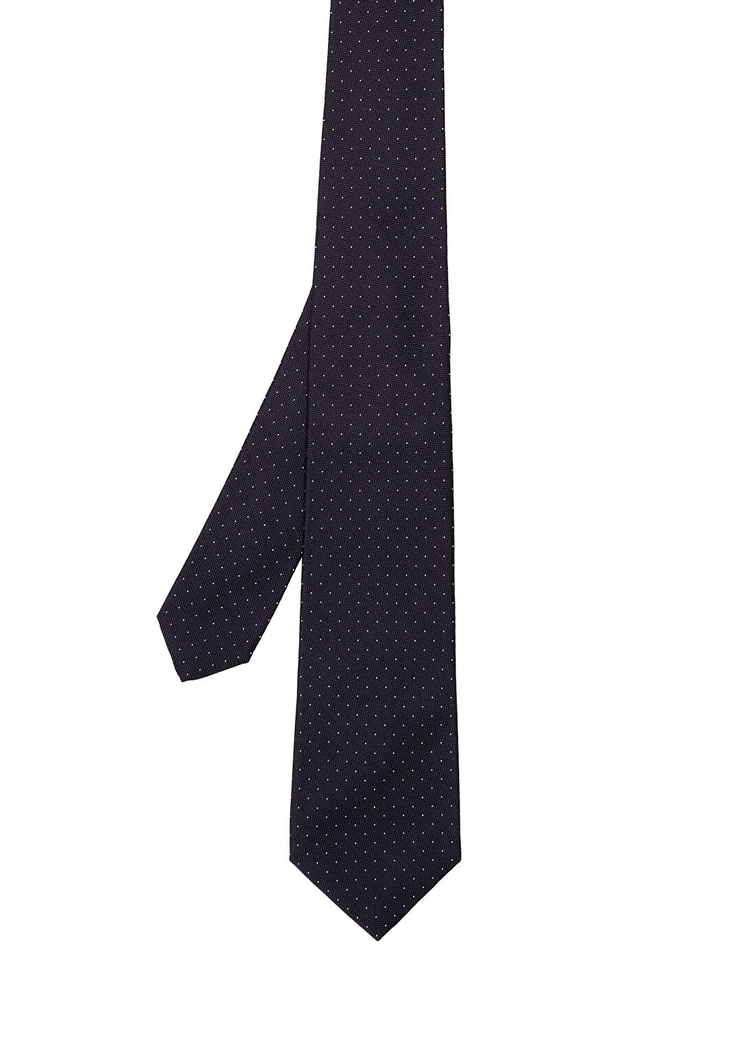 Kiton Lacivert Desenli İpek Kravat