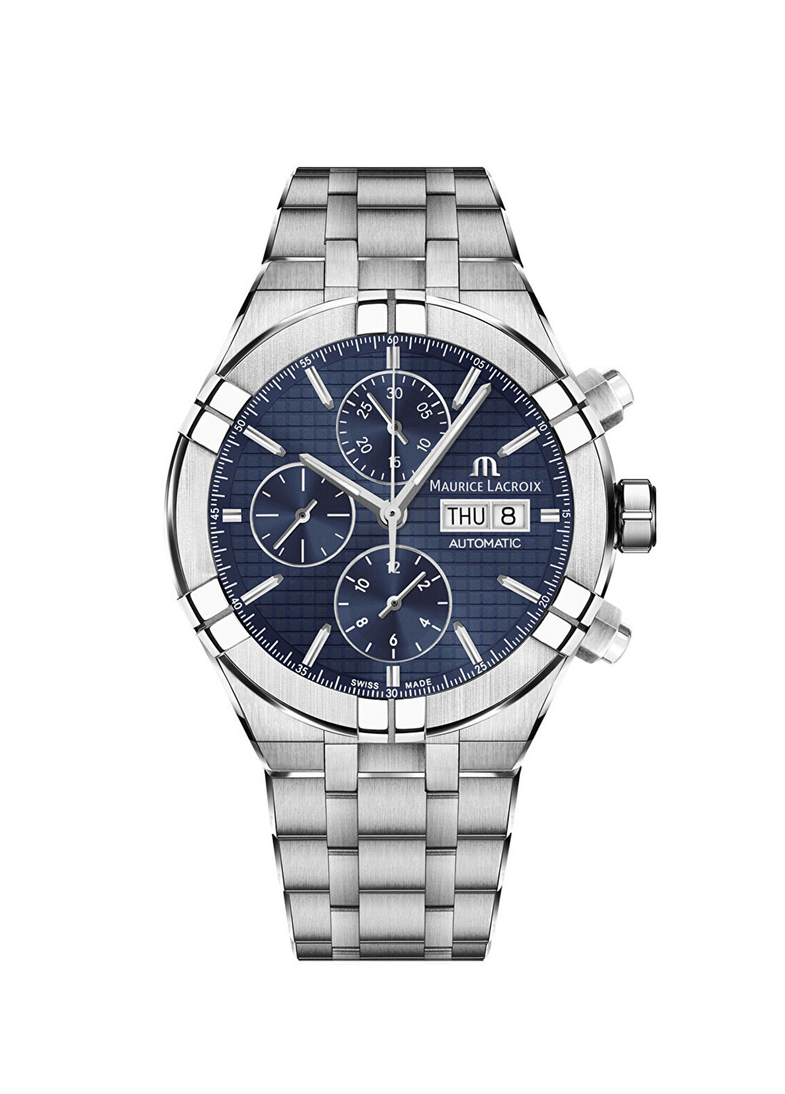 Maurice Lacroix ML-AI6038SS002430-1 Metalik Gri Erkek Kol Saati