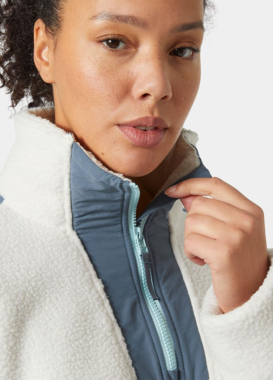 Helly Hansen W Imperial Pile Snow Yarım Fermuarlı Kadın Polar Spor Sweatshirt görsel 4