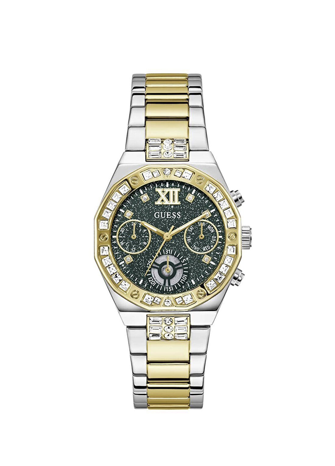 Guess GUGW1116L3 Altın Rengi Metalik Gri Çelik Kadın Kol Saati