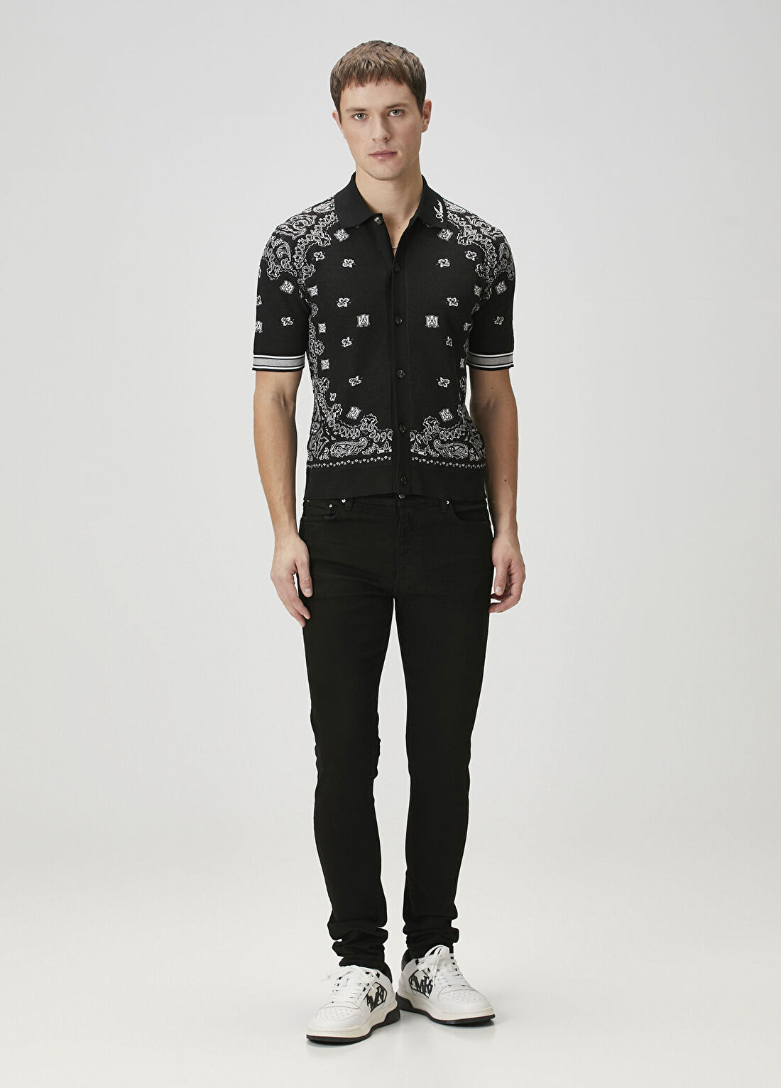 Amiri Siyah Jean Pantolon