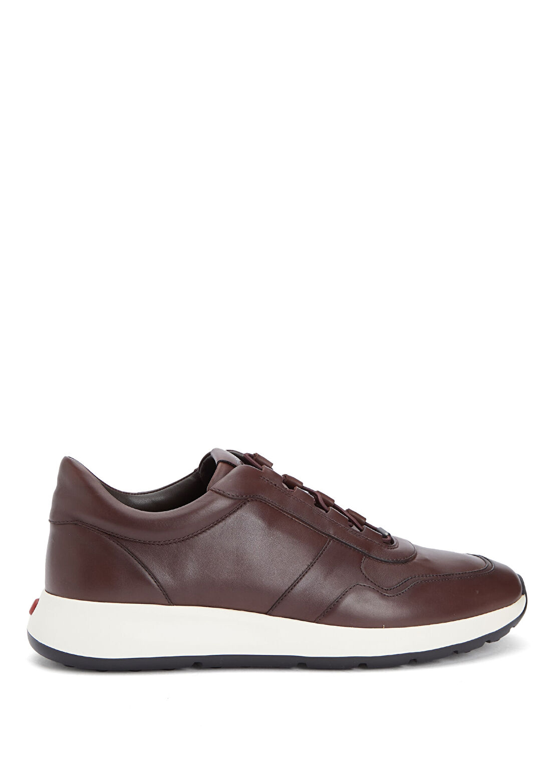 Tod's Red Dot Bordo Erkek Deri Sneaker