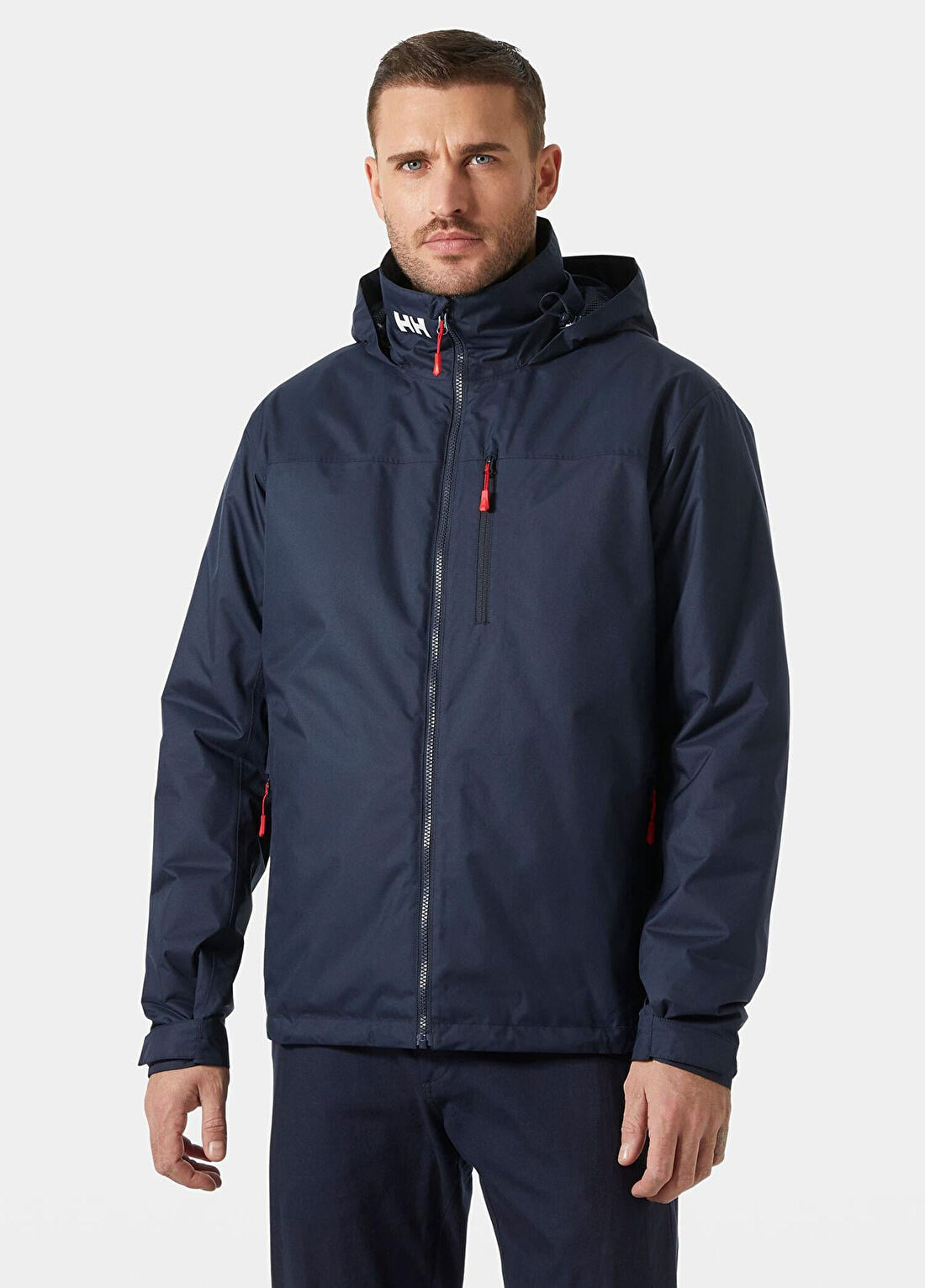 Helly Hansen Crew Hooded Midlayer 2 Navy Polarlı Erkek Mont