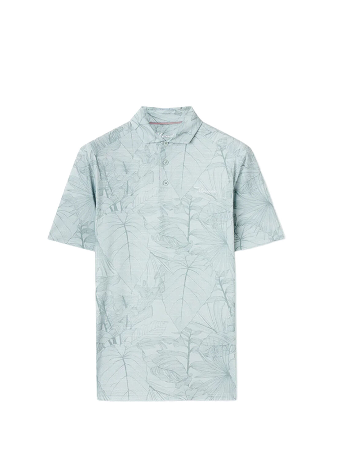 Macade Golf Flight Green Palm Su Yeşili Polo Yaka Kısa Kollu Erkek Spor T-Shirt MPS2634916