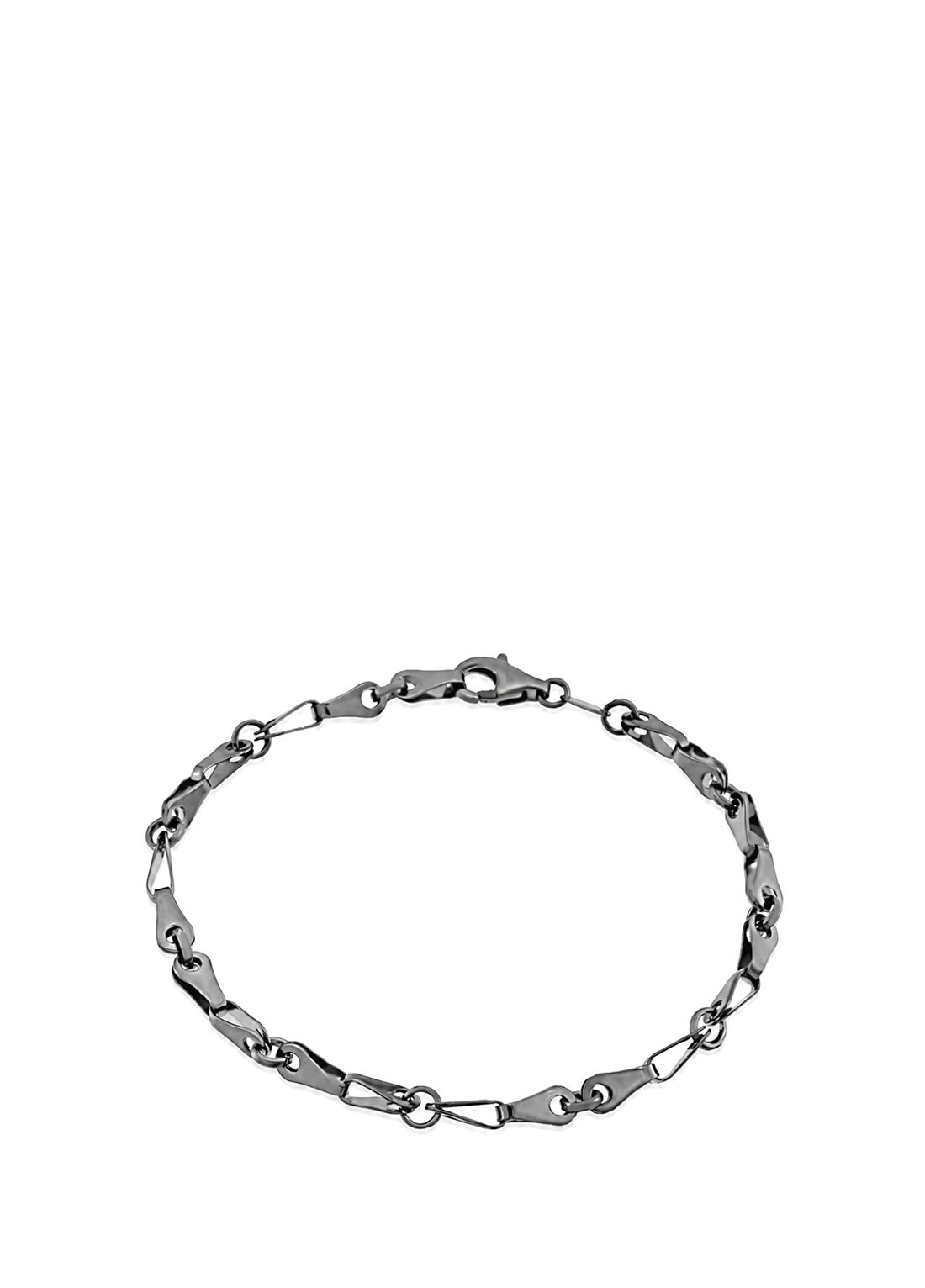 Orena Jewelry Titan 925 Ayar Gümüş Rodyum Kaplama Erkek Bileklik