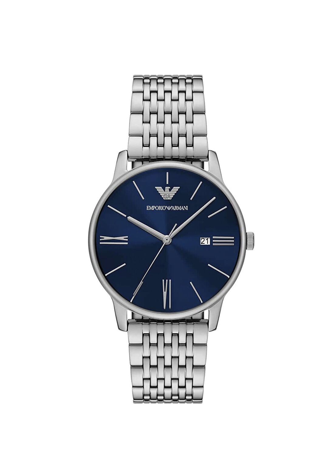 Emporio Armani AR11674 Metalik Gri Çelik Erkek Kol Saati