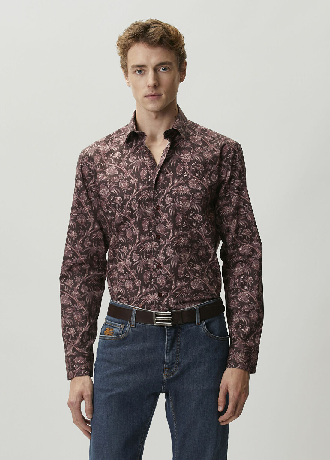 Etro Bordo Gömlek
