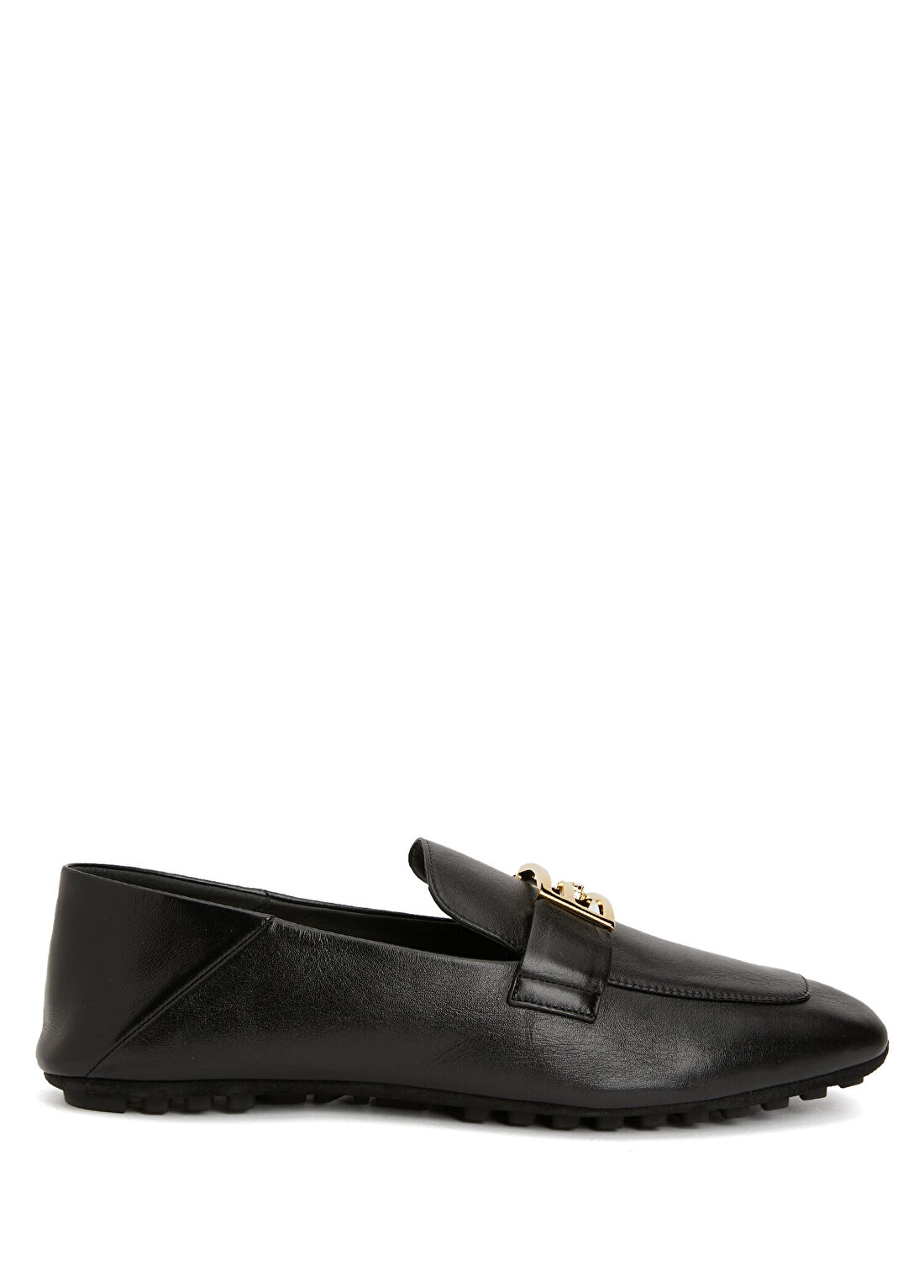 Fendi Siyah Kadın Deri Loafer