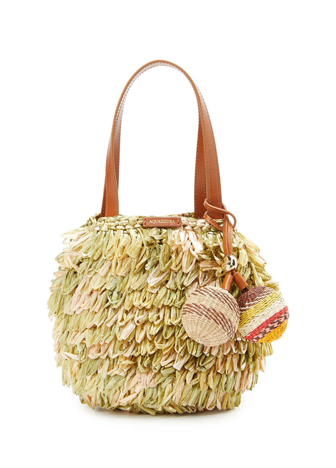 Aquazzura Pompom Mini Kadın Plaj Çantası