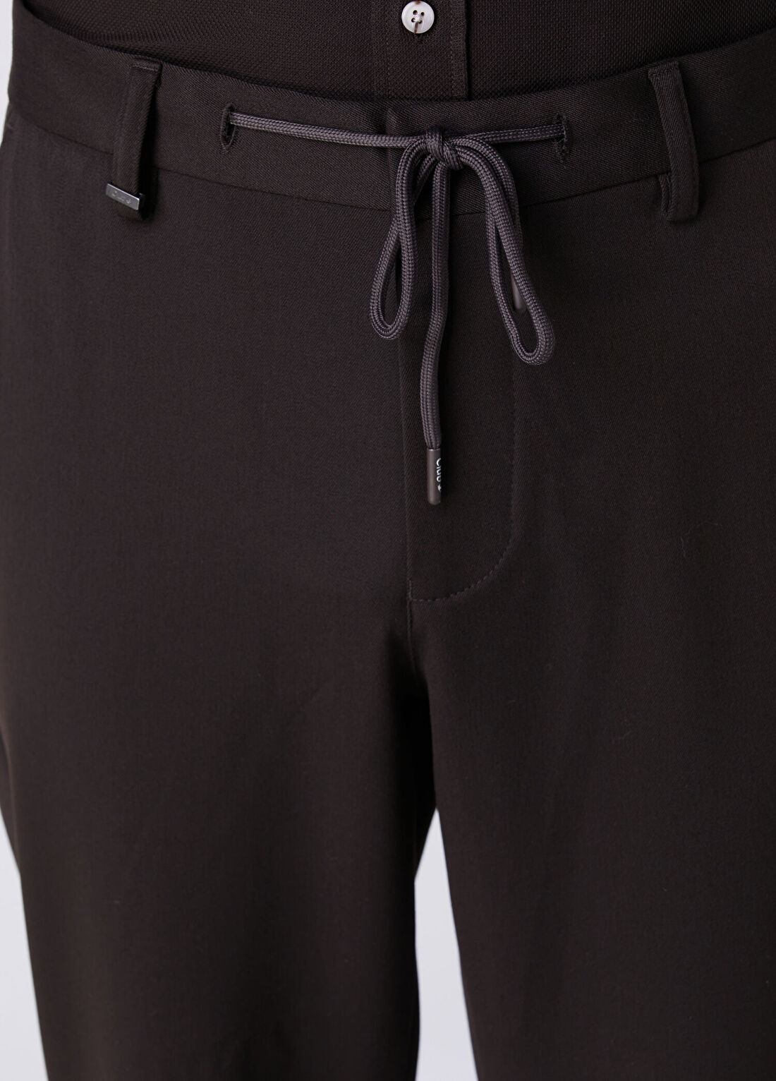 Beymen Club Regular Fit Beli Kordonlu Twill Chino Pantolon görsel 4