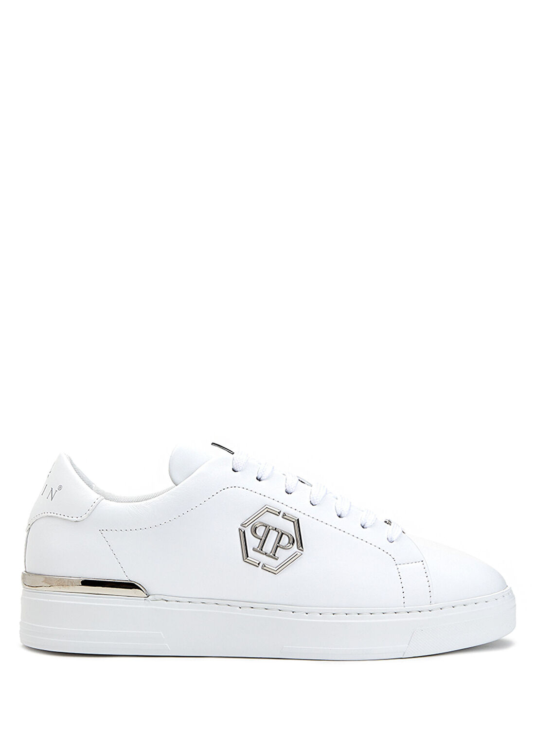 Philipp Plein Beyaz Erkek Deri Sneaker