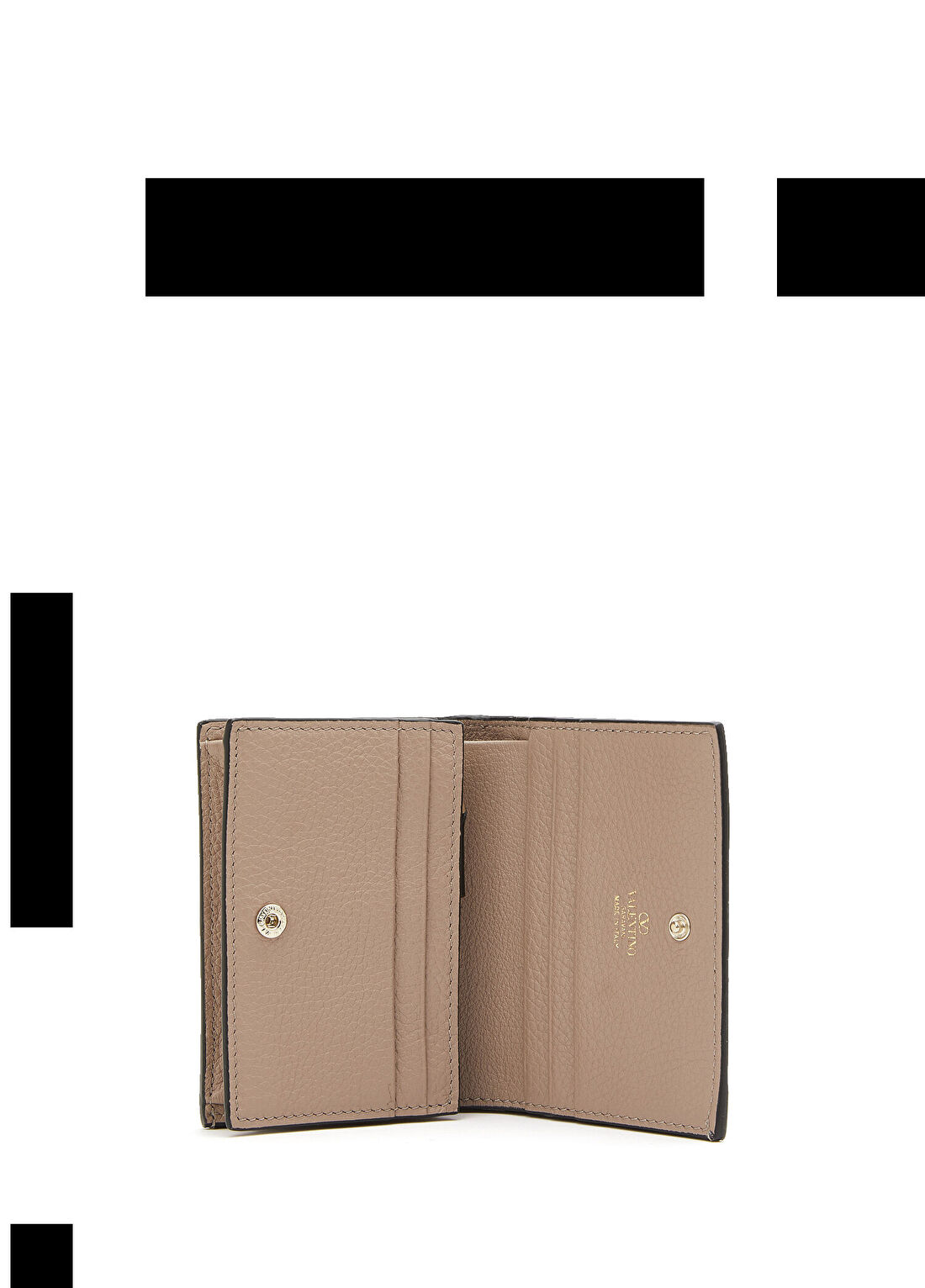 Valentino Garavani Small Rockstud Pudra Kadın Deri Cüzdan görsel 4