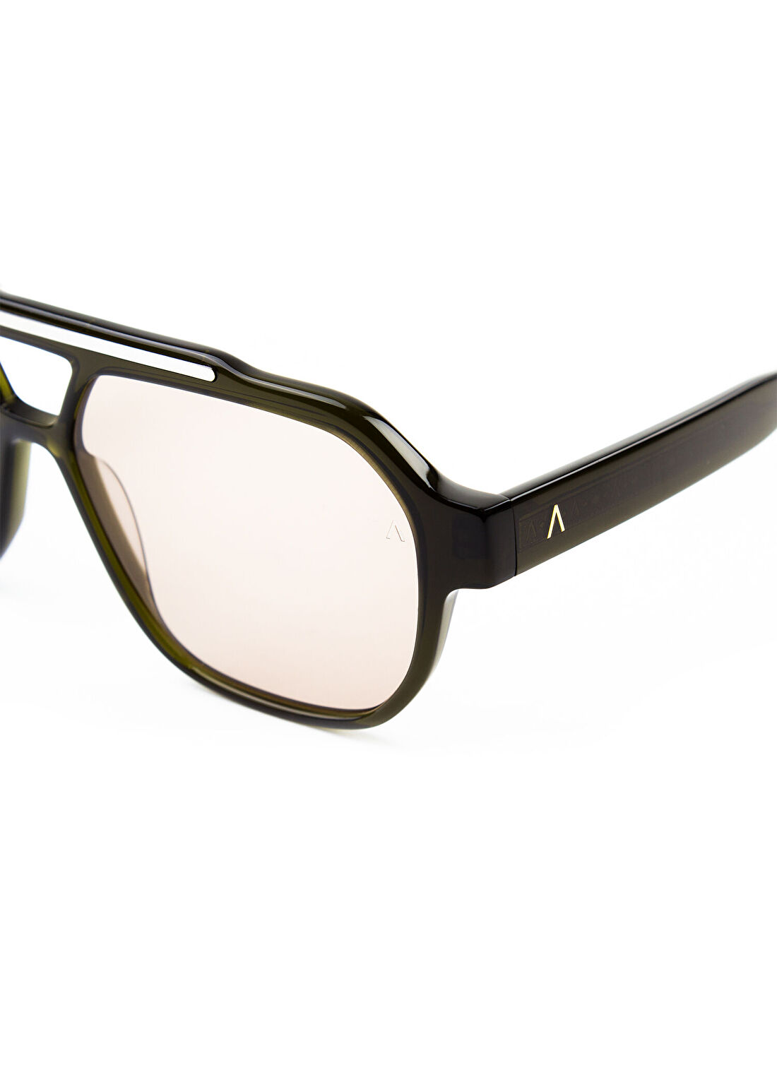Adam Young AD 059 COL.03 Haki Asetat Unisex Güneş Gözlüğü görsel 3