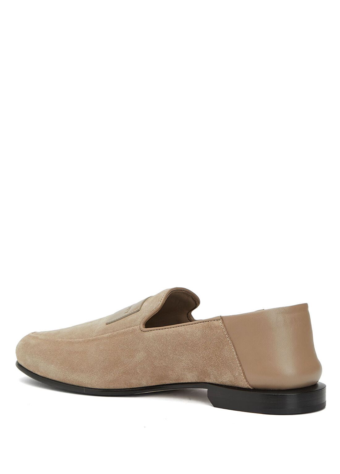Givenchy Label Bej Erkek Süet Loafer görsel 3