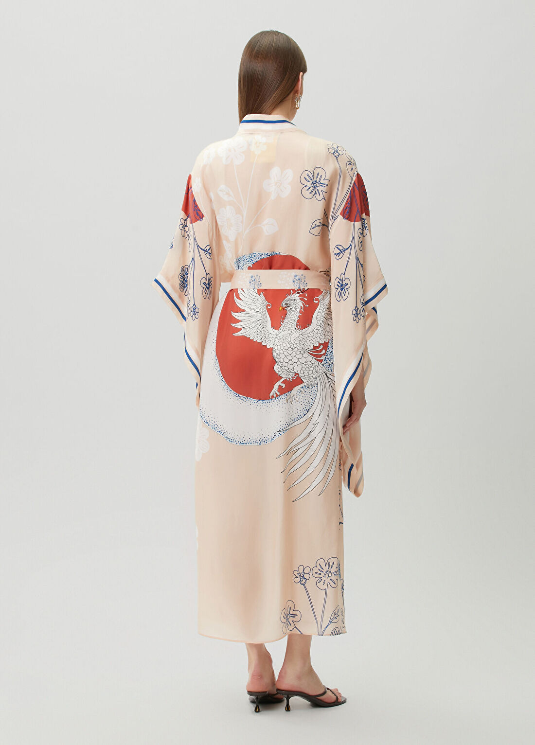 Jaquette Helena Bej Kimono görsel 4