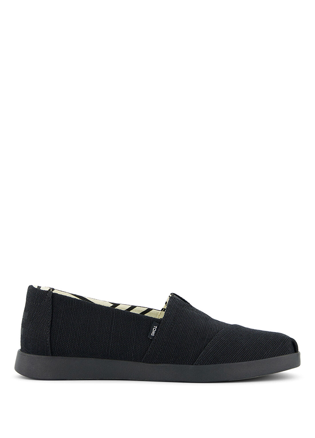 Toms Alpargata Plus Heritage Siyah Kanvas Kadın Espadril Ayakkabı