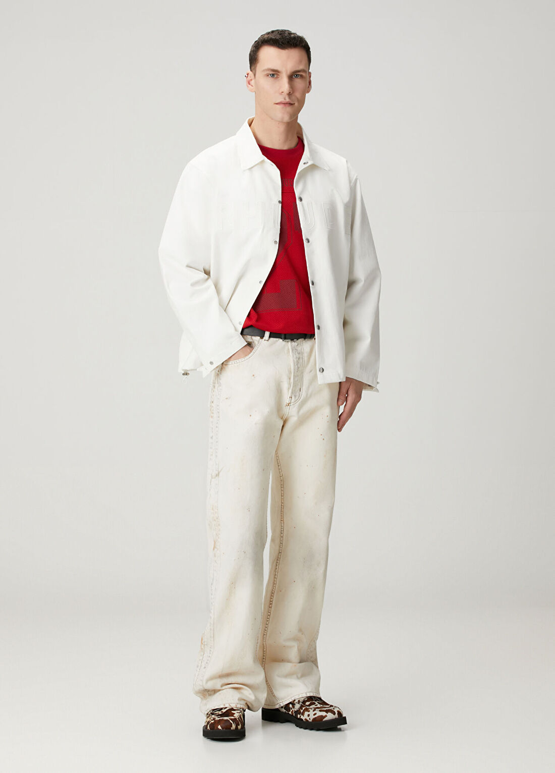 Rhude Beyaz Mont görsel 2