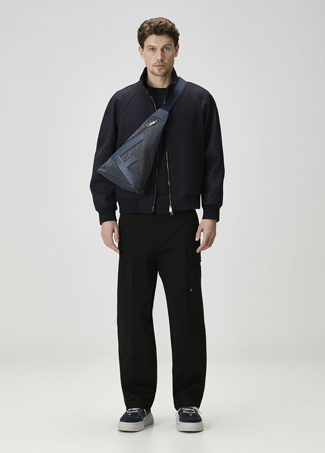 Fendi Siyah Kargo Pantolon
