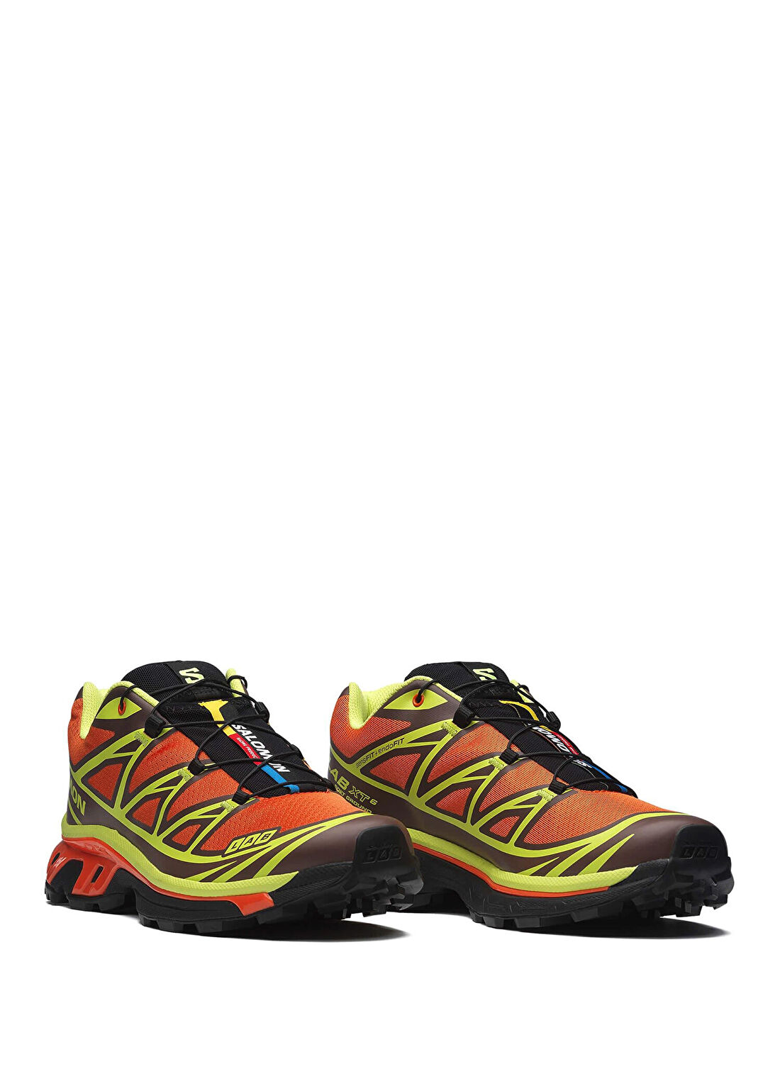 Salomon XT-6 Red Orange Unisex Sneaker görsel 2