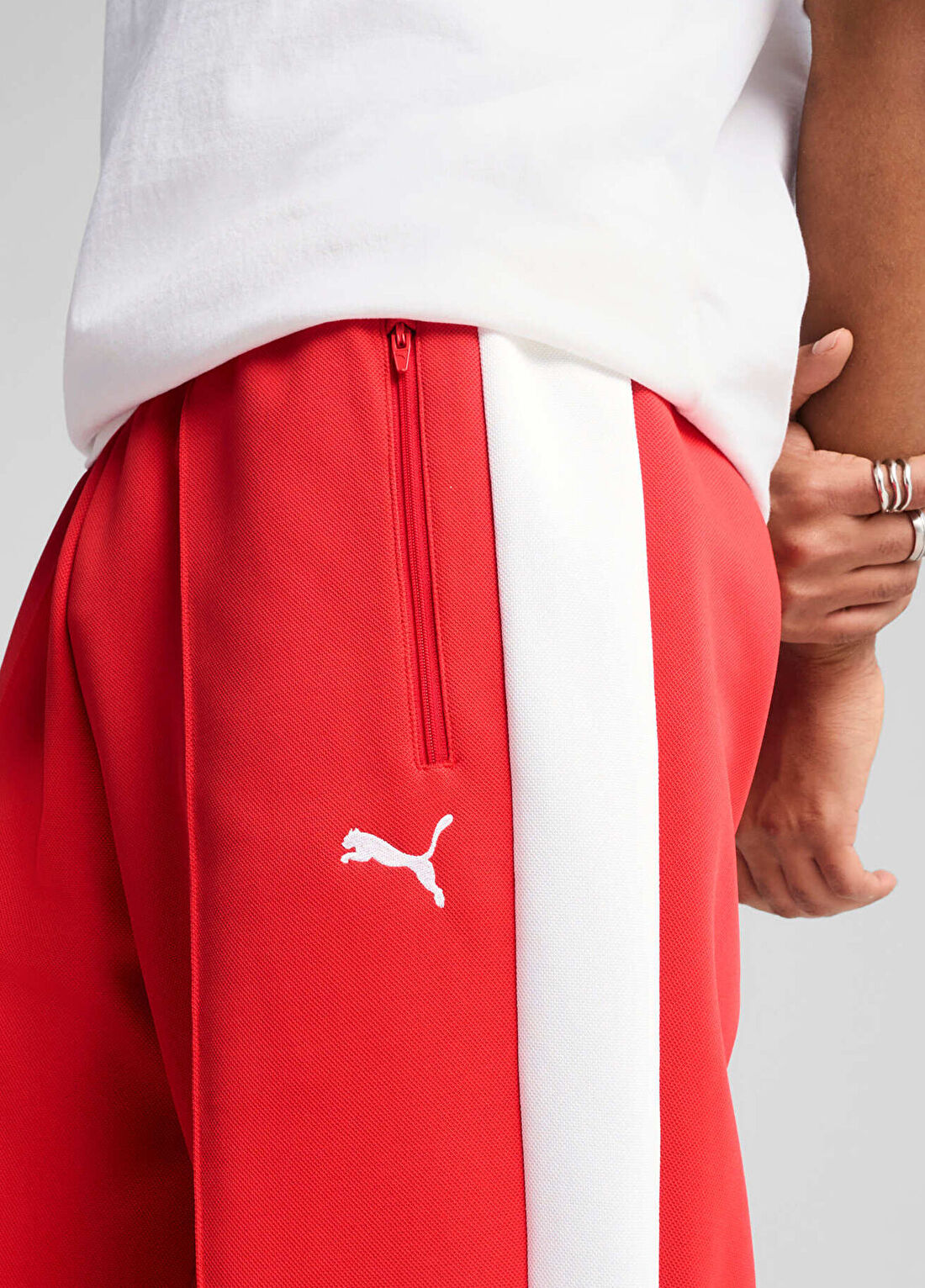 Puma T7 Always On For All Time Red Relaxed Erkek Eşofman Altı görsel 3